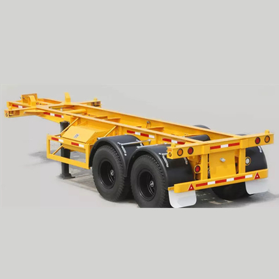40 Ton 12R22.5 Skeleton Container Semi Trailer T700 Container Van Trailer