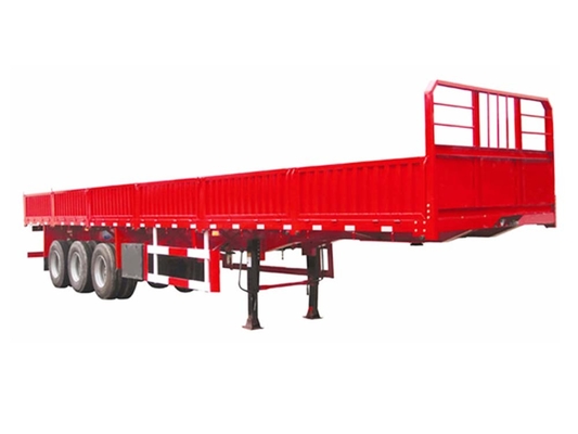 40000kg 40ft Flatbed Trailer 11.00r20 Triple Axle Flatbed